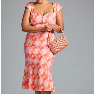 Anthropologie Cecily Fit & Flare Sweetheart Dress NWT